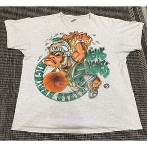 Vintage Michigan State Basketball Means Business Tee